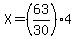 X=%2863%2F30%294