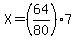 X=%2864%2F80%297