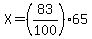 X=%2883%2F100%29%2A65