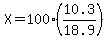X=100%2A%2810.3%2F18.9%29