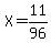 X=11%2F96