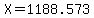 X=1188.573
