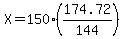 X=150%28174.72%2F144%29