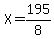 X=195%2F8