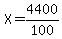 X=4400%2F100