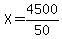 X=4500%2F50
