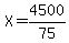 X=4500%2F75