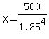 X=500%2F1.25%5E4