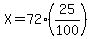 X=72%2825%2F100%29