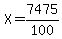 X=7475%2F100