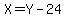 X=Y-24