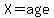 X=age