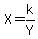 X=k%2FY