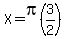 X=pi%283%2F2%29