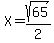 X=sqrt%2865%29%2F2