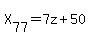 X%5B77%5D=7z%2B50