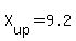 X%5Bup%5D=9.2