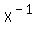 X%5E%28-1%29