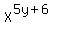 X%5E%285y%2B6%29