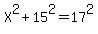 X%5E2%2B15%5E2=17%5E2