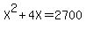X%5E2%2B4X=2700