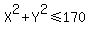 X%5E2%2BY%5E2%3C=170