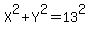 X%5E2%2BY%5E2=13%5E2