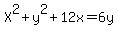 X%5E2%2By%5E2%2B12x=6y