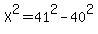 X%5E2=41%5E2-40%5E2