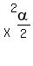 X%5E2%5Balpha%2F2%5D+