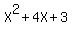X%5E2+%2B+4X+%2B+3