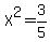 X%5E2+=+3%2F5
