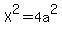 X%5E2+=+4a%5E2