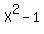 X%5E2-1