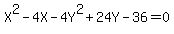 X%5E2-4X-4Y%5E2%2B24Y-36=0