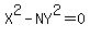 X%5E2-NY%5E2=0