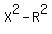 X%5E2-R%5E2