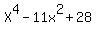 X%5E4-11x%5E2%2B28