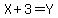 X+%2B+3+=+Y