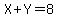 X+%2B+Y+=+8