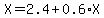 X+=+2.4+%2B+0.6%2AX