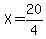 X+=+20%2F4