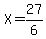 X+=+27%2F6