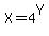 X+=+4%5EY