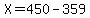 X+=+450-359
