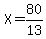 X+=+80%2F13