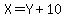 X+=+Y%2B10