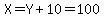 X+=+Y%2B10+=+100
