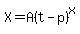 X++=A%28t-p%29%5Ex