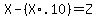 X-%28X%2A.10%29=Z